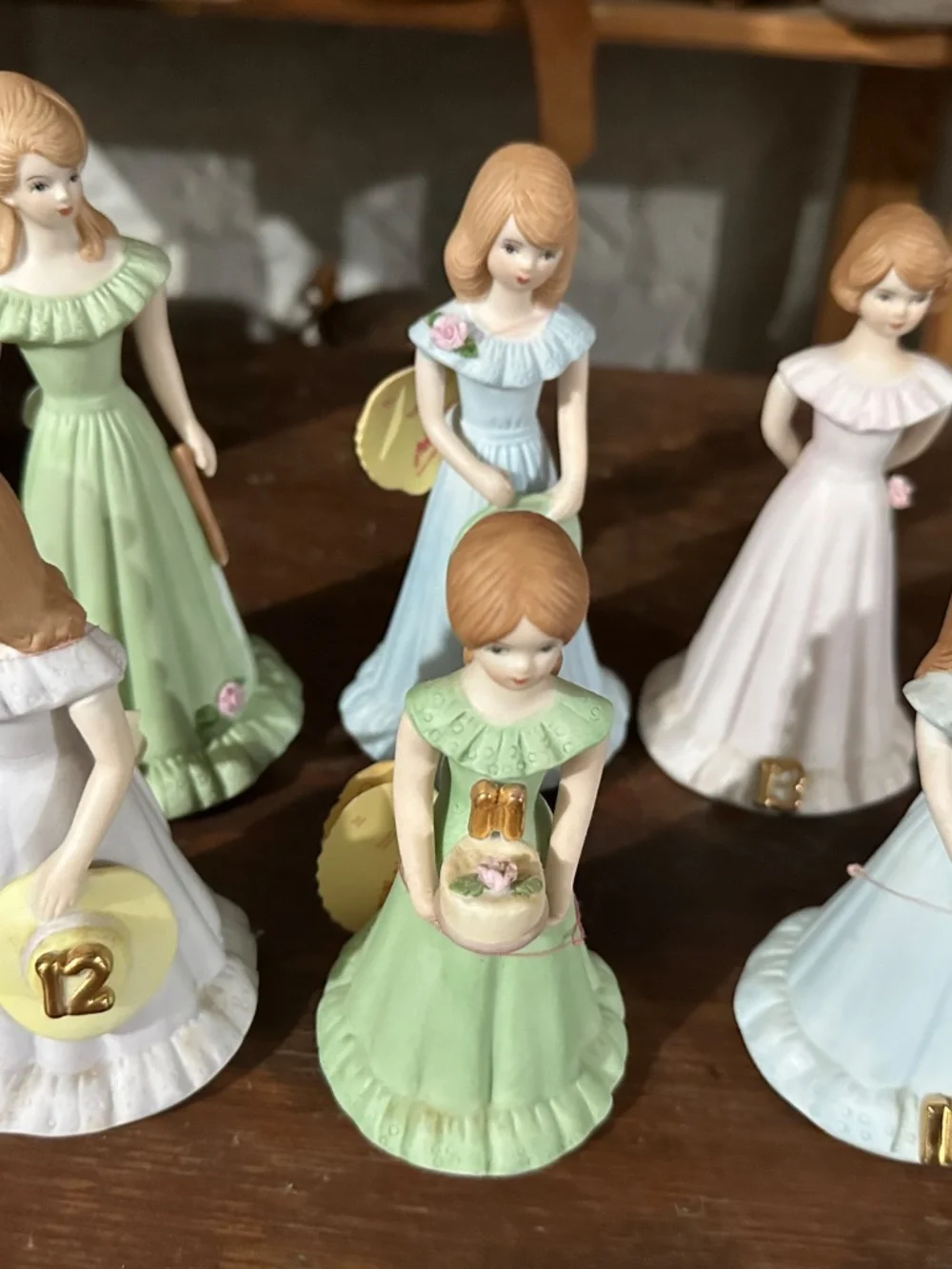 Porcelain Collectable Growing Up Girls